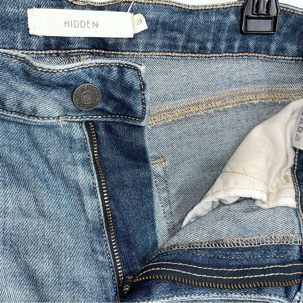 Hidden Jeans Size 29 Light Wash Ripped Denim Jeans - Picture 7 of 9